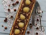 Tarte Poire Chocolat Noisette de Sotis