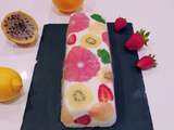 Cake glacé aux fruits