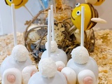 Cake Pops à la pâte à tartiner : Lapins et Abeilles pour Pâques