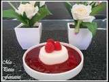 Panna cotta aux framboises