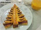 Petits sapins feuilletés au Nutella