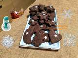 Biscuits de Noël au chocolat