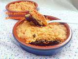 Crumble au chocolat/coco