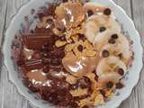 Porridge chocolat amande