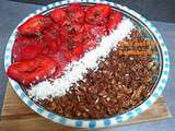 Porridge chocolat/coco et fraises