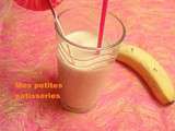 Smoothie banane coco, orange carotte