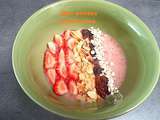 Smoothie bowl a la fraise