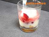 Verrine fruits rouges mascarpone petit beurre