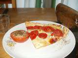 Tarte aux tomates et mozzarella