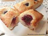 Financiers aux framboises