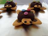 Fondants au chocolat version petites tortues