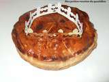 Galette des rois aux pralines roses