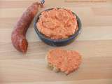 Tartinades de chorizo au thermomix ou mixeur