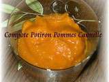 Compote Potiron Pommes Cannelle