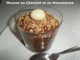 Mousse au Chocolat et au Mascarpone