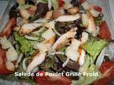 Salade de Poulet Grillé Froid