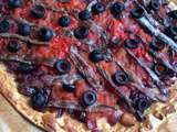 Tarte Tomates Oignons Anchois Olives