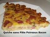 Tour en Cuisine #355 - Quiche sans Pâte Poireaux Bacon