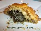 Tour en Cuisine #48 - Feuilletés Epinards Chèvre