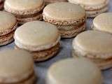 Macarons chocolat blanc et fleur d'oranger