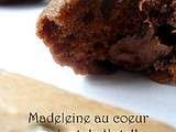 Madeleines au coeur coulant de Nutella