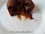 Mi-cuit au chocolat et coeur de spéculoos