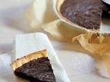 Tarte tiède au chocolat noir comme un fondant