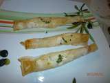 Cigarettes au fromage et aux herbes