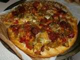 Pizza aux poivrons