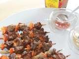 Brochettes de boeuf