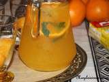 Orangeade au basilic