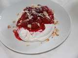 Pavlova aux framboises