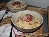 Risotto au fenouil et jambon cru