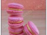 Macarons girly aux fruits de la passion