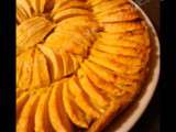 Tarte aux pommes sur lit de spéculoos