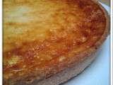 Tarte rhubarbe et fromage blanc