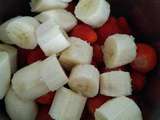 Confitures fraises bananes