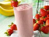 Smoothie fraise banane facile et très délicieux