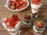 Verrines aux fraises et mascarpone