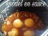 Knödel en sauce