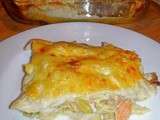 Lasagnes Poireaux - Saumon Fumé