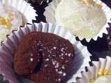 Truffes au chocolat blanc