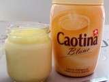 Yaourt a la caotina, poudre de chocolat blanc