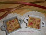 Clafoutis rhubarbe, vergeoise et rhum