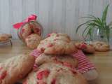 Cookies aux pralines roses