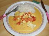 Curry de poulet au lait de coco