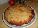 Gâteau aux pommes et lait concentré sucré