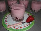 Mousse de fraises au fromage blanc