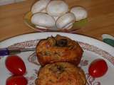 Muffins aux champignons