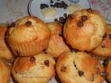 Muffins aux trois chocolat